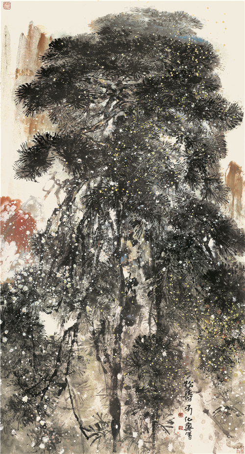 苍松精神殉道者 国展评委：禹化兴