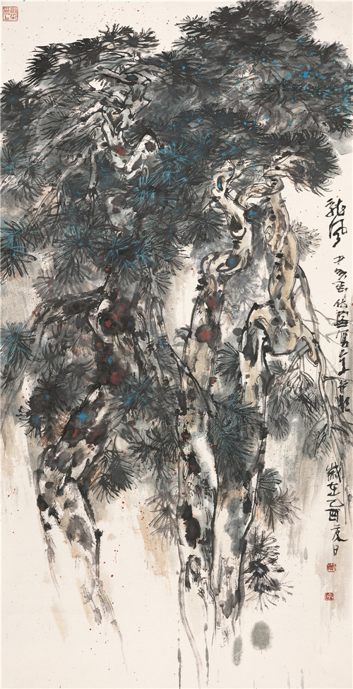 苍松精神殉道者 国展评委：禹化兴