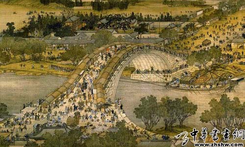 张择端作品欣赏　《清明上河图》