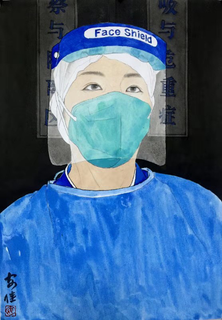 众志成城 抗击疫情：美术家在行动之中国画篇一